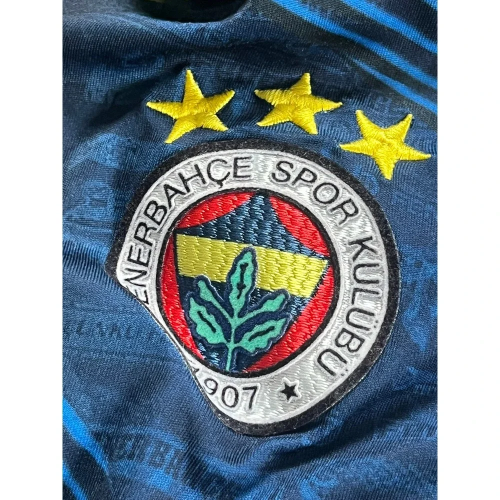 Adidas Fenerbahçe SK Soccer Jersey Navy Yellow‎ Türk Telekom ClimaCool Kit Men S